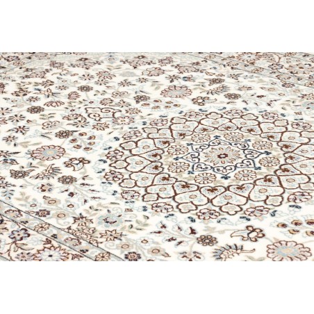 Tappeto Nain 9La Persia beige azzurro 130x205