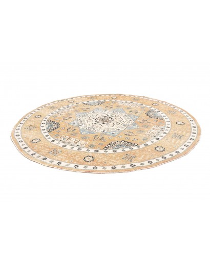 Tappeto Kazak Afghanistan bianco giallo 250x245