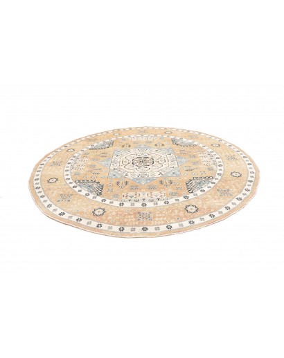 Tappeto Kazak Afghanistan bianco giallo 250x245