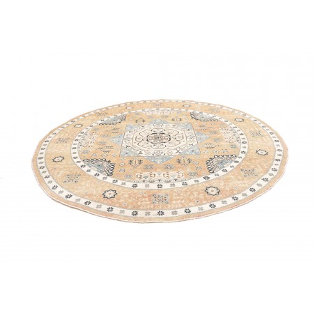 Tappeto Kazak Afghanistan bianco giallo 250x245