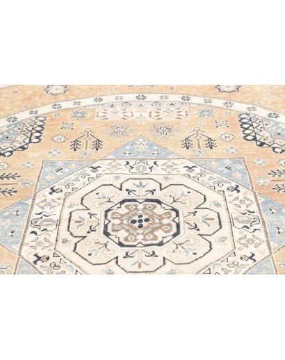 Tappeto Kazak Afghanistan bianco giallo 250x245