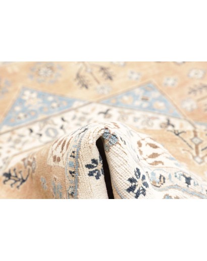 Tappeto Kazak Afghanistan bianco giallo 250x245