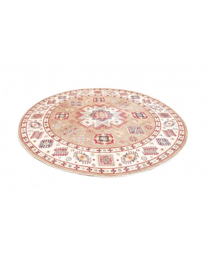 Tappeto Kazak Afghanistan giallo 238x234