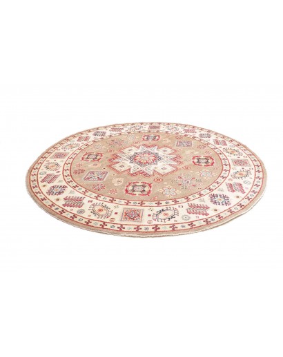 Tappeto Kazak Afghanistan giallo 238x234