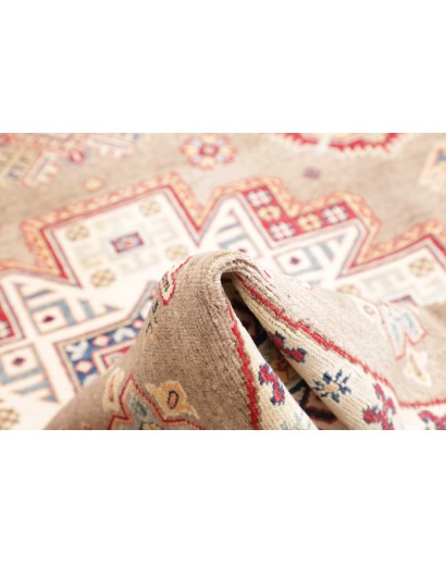 Tappeto Kazak Afghanistan giallo 238x234