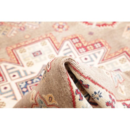 Tappeto Kazak Afghanistan giallo 238x234