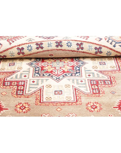 Tappeto Kazak Afghanistan giallo 238x234