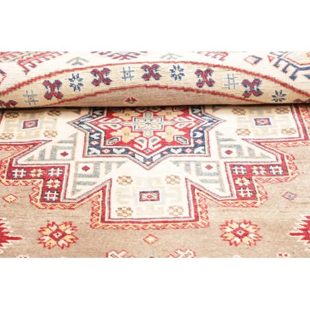 Tappeto Kazak Afghanistan giallo 238x234