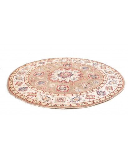 Tappeto Kazak Afghanistan giallo grigio 239x234