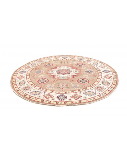 Tappeto Kazak Afghanistan giallo grigio 239x234