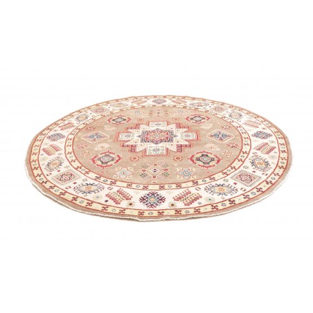 Tappeto Kazak Afghanistan giallo grigio 239x234