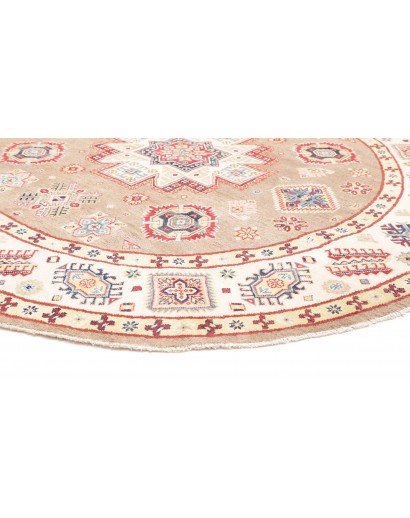 Tappeto Kazak Afghanistan giallo grigio 239x234