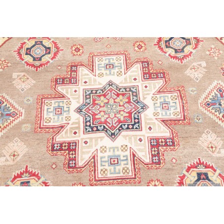 Tappeto Kazak Afghanistan giallo grigio 239x234
