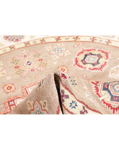 Tappeto Kazak Afghanistan giallo grigio 239x234