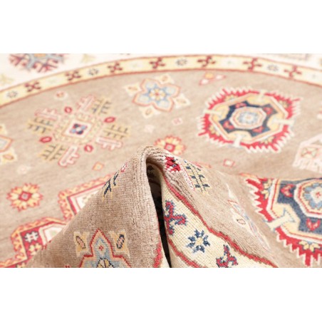 Tappeto Kazak Afghanistan giallo grigio 239x234