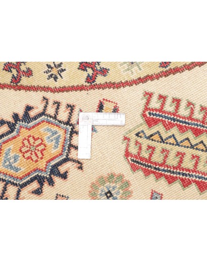 Tappeto Kazak Afghanistan giallo grigio 239x234
