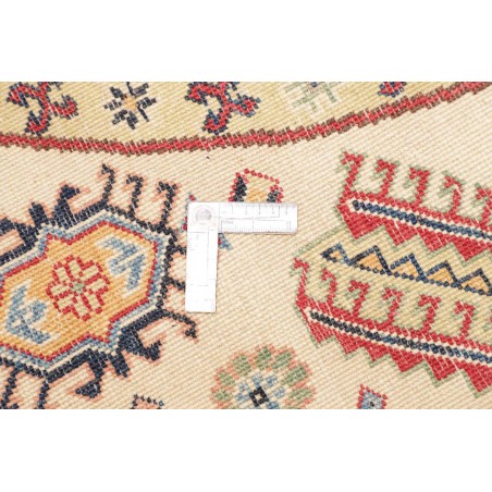 Tappeto Kazak Afghanistan giallo grigio 239x234