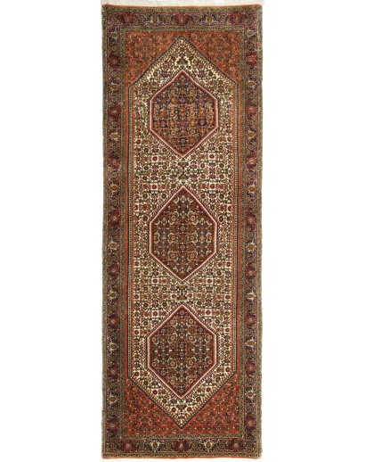Tappeto Bidjar Persia verde giallo 76x211