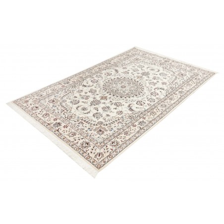 Tappeto Nain 9La Persia bianco azzurro 130x206