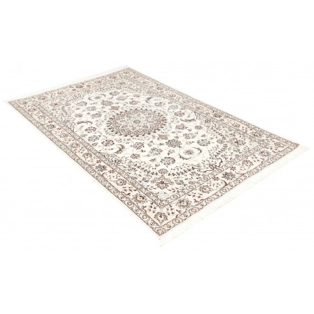 Tappeto Nain 9La Persia bianco azzurro 130x206