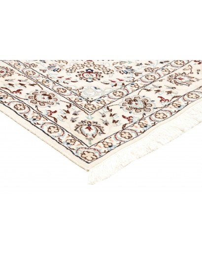 Tappeto Nain 9La Persia bianco azzurro 130x206