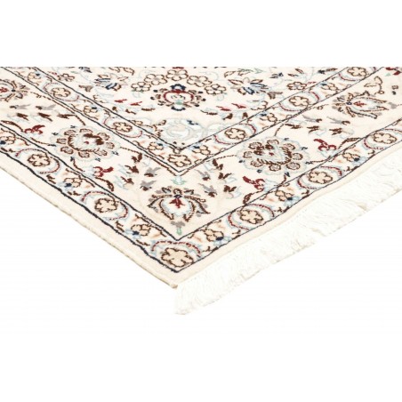 Tappeto Nain 9La Persia bianco azzurro 130x206