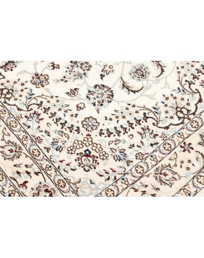 Tappeto Nain 9La Persia bianco azzurro 130x206