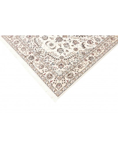 Tappeto Nain 9La Persia bianco azzurro 130x206