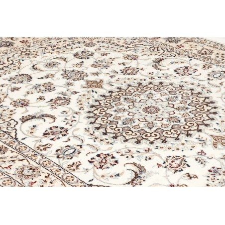 Tappeto Nain 9La Persia bianco azzurro 130x206