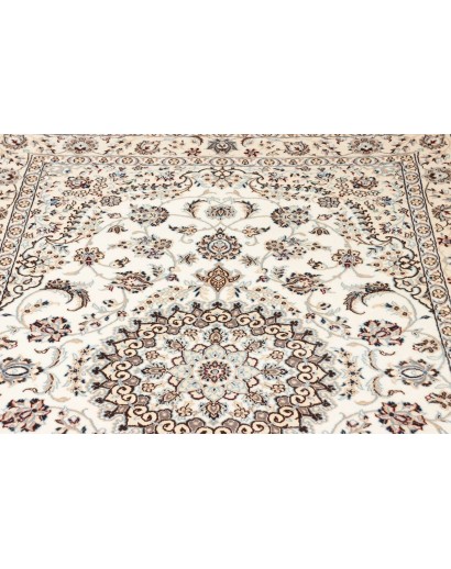 Tappeto Nain 9La Persia bianco azzurro 130x206