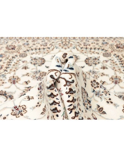 Tappeto Nain 9La Persia bianco azzurro 130x206