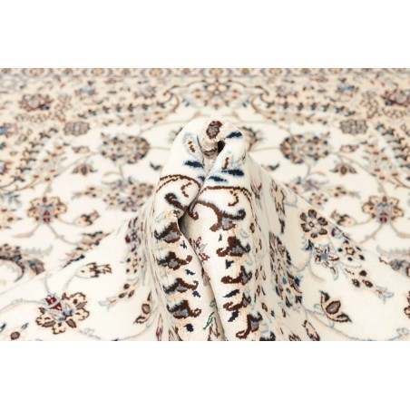 Tappeto Nain 9La Persia bianco azzurro 130x206