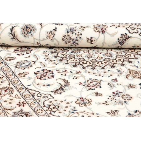 Tappeto Nain 9La Persia bianco azzurro 130x206