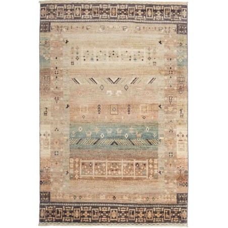 Tappeto Fun Collection Pakistan marrone verde 119x184