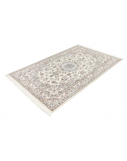 Tappeto Nain 9La Persia bianco verde 132x205