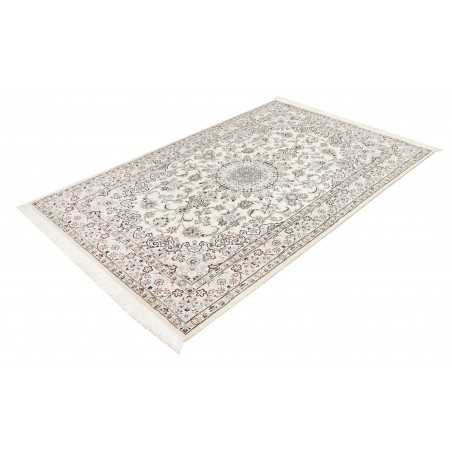 Tappeto Nain 9La Persia bianco verde 132x205