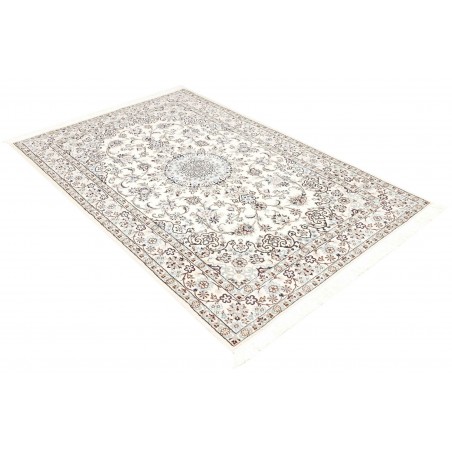 Tappeto Nain 9La Persia bianco verde 132x205