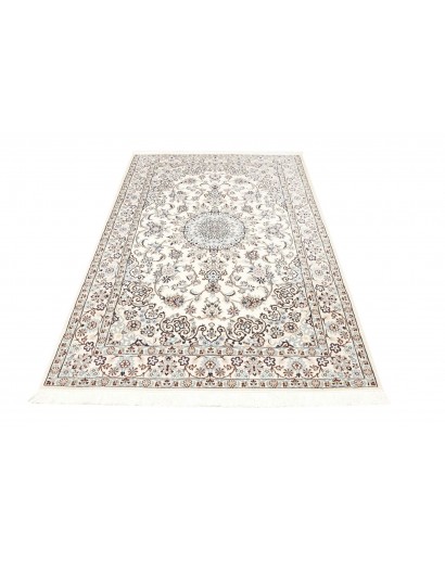 Tappeto Nain 9La Persia bianco verde 132x205