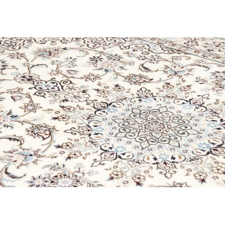 Tappeto Nain 9La Persia bianco verde 132x205