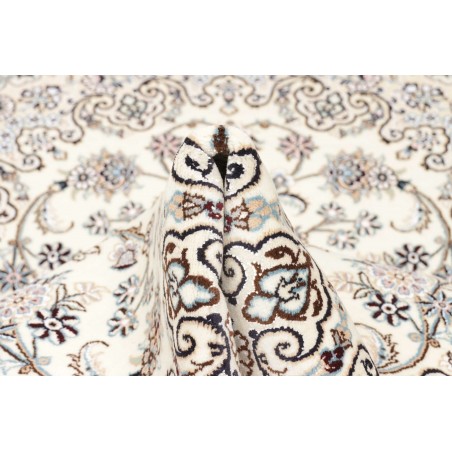 Tappeto Nain 9La Persia bianco verde 132x205