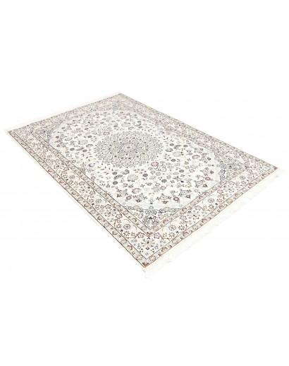 Tappeto Nain 9La Persia bianco verde 140x207