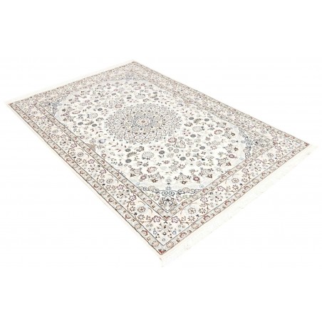 Tappeto Nain 9La Persia bianco verde 140x207