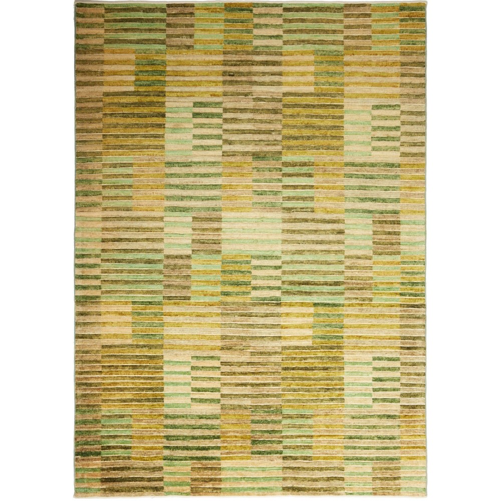 Tappeto Barjesta Pakistan marrone verde 171x243 Tappeto Barjesta Pakistan marrone verde 171x243