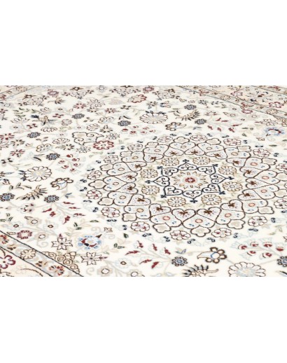 Tappeto Nain 9La Persia bianco verde 140x207