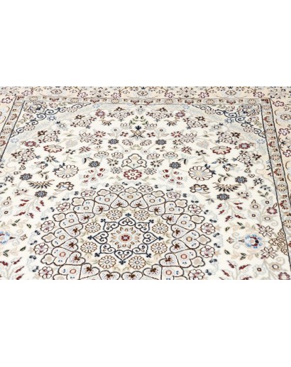 Tappeto Nain 9La Persia bianco verde 140x207