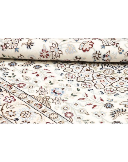 Tappeto Nain 9La Persia bianco verde 140x207