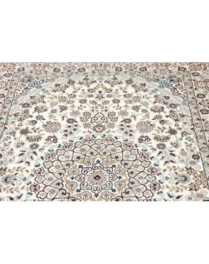 Tappeto Nain 9La Persia bianco grigio 130x207
