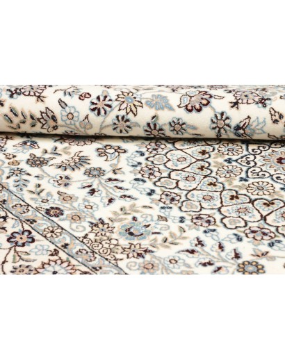 Tappeto Nain 9La Persia bianco grigio 130x207