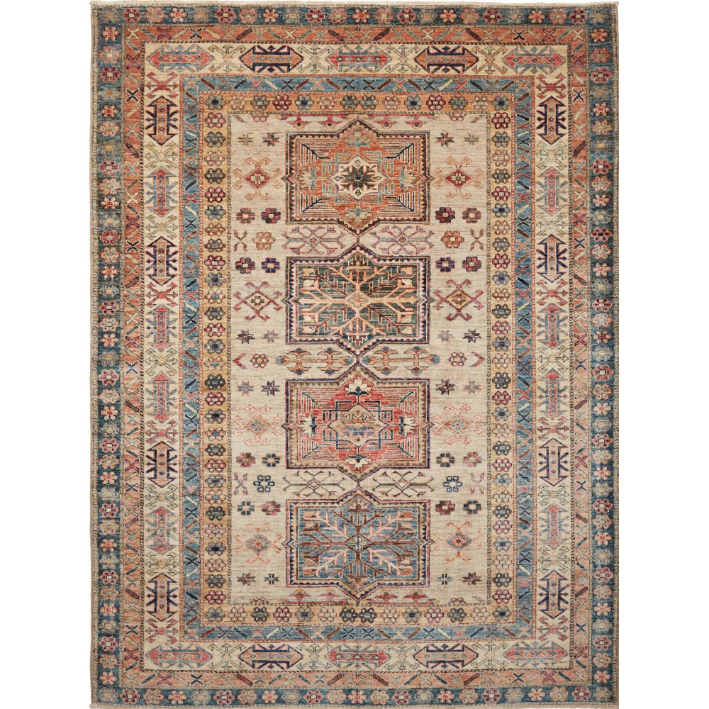 Tappeto Kazak Fine Pakistan marrone 171x230 Tappeto Kazak Fine Pakistan marrone 171x230