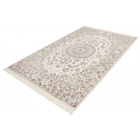 Tappeto Nain 9La Persia bianco azzurro 158x252